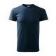 Tricou din bumbac - Basic, Albastru marin
