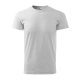 Tricou din bumbac - Basic, Gri deschis