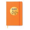 Notebook A5 cu copertă tare din piele PU - Arconote, Portocaliu
