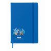 Notebook A5 cu copertă tare din piele PU - Arconote, Albastru regal