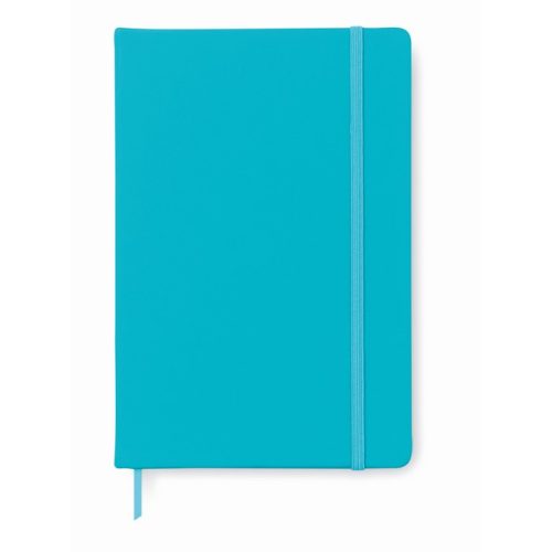 Notebook A5 cu copertă tare din piele PU - Arconote, Turcoază