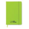 Notebook A5 cu copertă tare din piele PU - Arconote, Lime