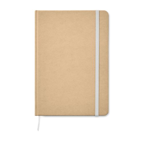 Notebook A5 din hârtie reciclată - Everwrite, Alb