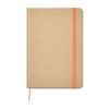 Notebook A5 din hârtie reciclată - Everwrite, Portocaliu
