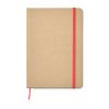 Notebook A5 din hârtie reciclată - Everwrite, Roșu