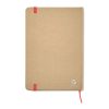 Notebook A5 din hârtie reciclată - Everwrite, Roșu