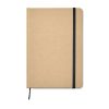 Notebook A5 din hârtie reciclată - Everwrite, Negru