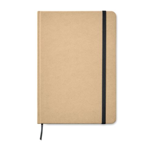 Notebook A5 din hârtie reciclată - Everwrite, Negru