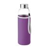 Sticlă de apă cu husă personalizată cu logo, Violet