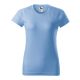 Tricou pentru damă  - Basic, Albastru deschis