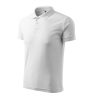 Tricou polo pentru bărbați - Pique, Alb