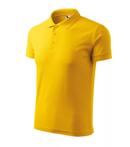 Tricou polo pentru bărbați - Pique, Galben