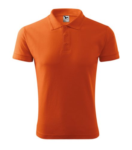 Tricou polo pentru bărbați - Pique, Portocaliu