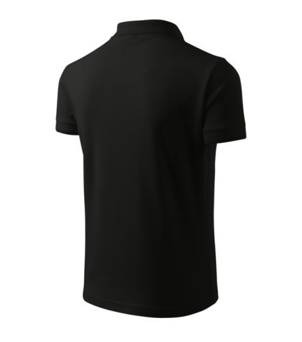 Tricou polo pentru bărbați - Pique, Negru