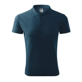 Tricou polo pentru bărbați - Pique Albastru marin