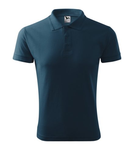 Tricou polo pentru bărbați - Pique Albastru marin