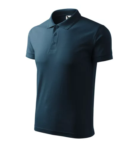 Tricou polo pentru bărbați - Pique Albastru marin