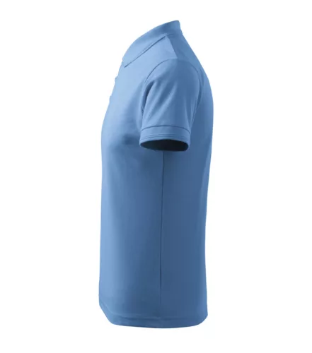 Tricou polo pentru bărbați - Pique Albastru deschis