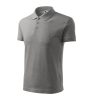 Tricou polo pentru bărbați - Pique Gri închis