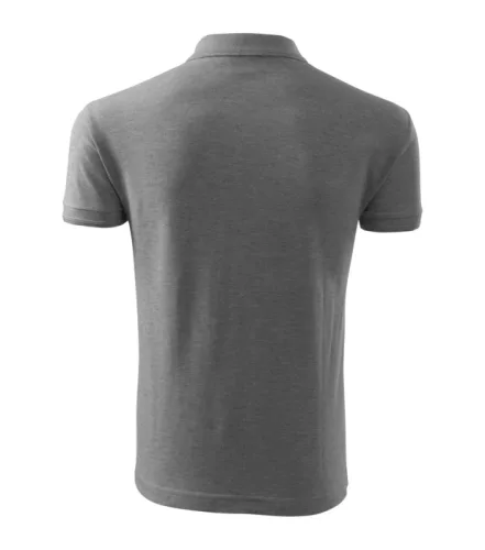 Tricou polo pentru bărbați - Pique Gri închis