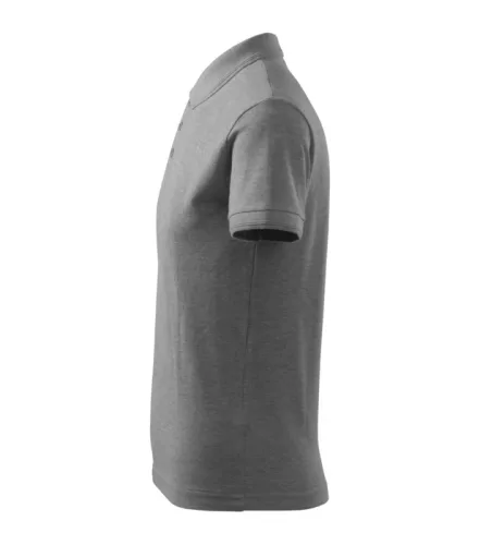 Tricou polo pentru bărbați - Pique Gri închis