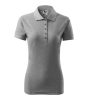 Tricou polo pentru damă - Miss Pique Gri închis