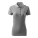 Tricou polo pentru damă - Miss Pique Gri închis