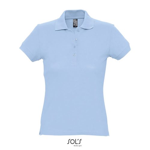 Tricou polo pentru damă - Passion, Albastru deschis