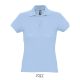 Tricou polo pentru damă - Passion, Albastru deschis