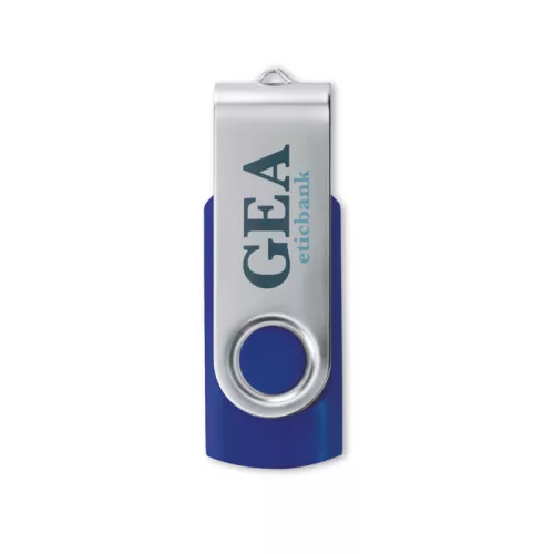 Stick USB 16GB personalizat - Techmate, Albastru regal