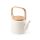 Ceainic din ceramică cu capac din bambus - Glogg, 700ml