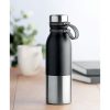 Sticlă cu perete dublu din inox - Iceland, Negru