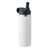 Termos din inox reciclat - Ivalo, Alb