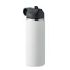 Termos din inox reciclat - Ivalo, Alb