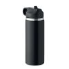 Termos din inox reciclat - Ivalo, Negru