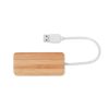 Hub USB din bambus - Vina