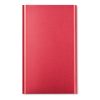 Power Bank din aluminiu 4000 mAh - Powerflat, Roșu