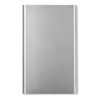 Power Bank din aluminiu 4000 mAh - Powerflat, Argintiu