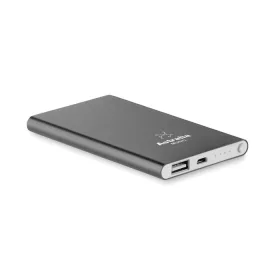 Power Bank din aluminiu 4000 mAh - Powerflat, Titanium