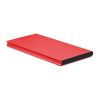 Power Bank din aluminiu 8000 mAh - Powerflat 8, Roșu