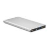 Power Bank din aluminiu 8000 mAh - Powerflat 8, Argintiu