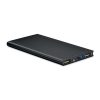 Baterie externă solară 8000 mAh - Solar Powerflat, Negru