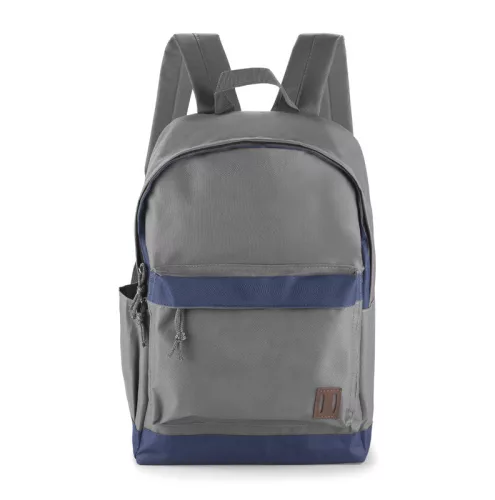 Rucsac din poliester RPET 600D - Envi, Gri deschis