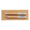 Set scris elegant din metal și plută - Garrya