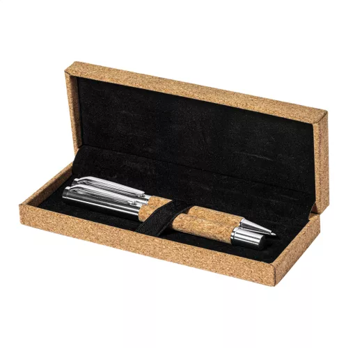 Set scris elegant din metal și plută - Garrya