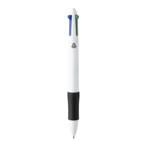 Pix multicolor din plastic reciclat- Quattro, Alb