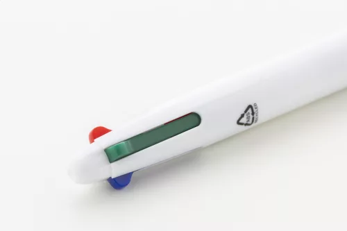 Pix multicolor din plastic reciclat- Quattro, Alb