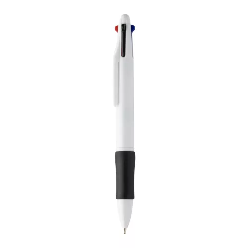 Pix multicolor din plastic reciclat- Quattro, Alb