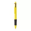 Pix multicolor din plastic reciclat- Quattro, Galben