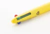 Pix multicolor din plastic reciclat- Quattro, Galben